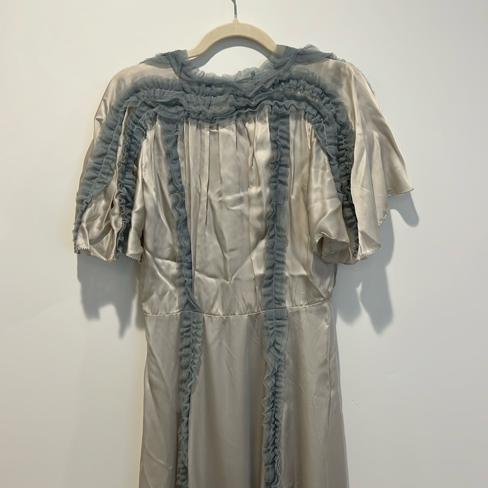 The GREAT Silver with Icy Blue The Dancehall Dress - Picture 11 of 12